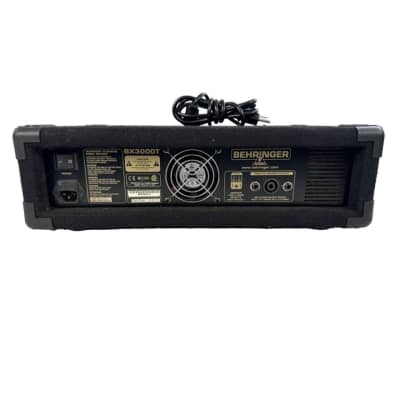 Behringer BX3000T Ultrabass Amplifier Head with Foot Switch