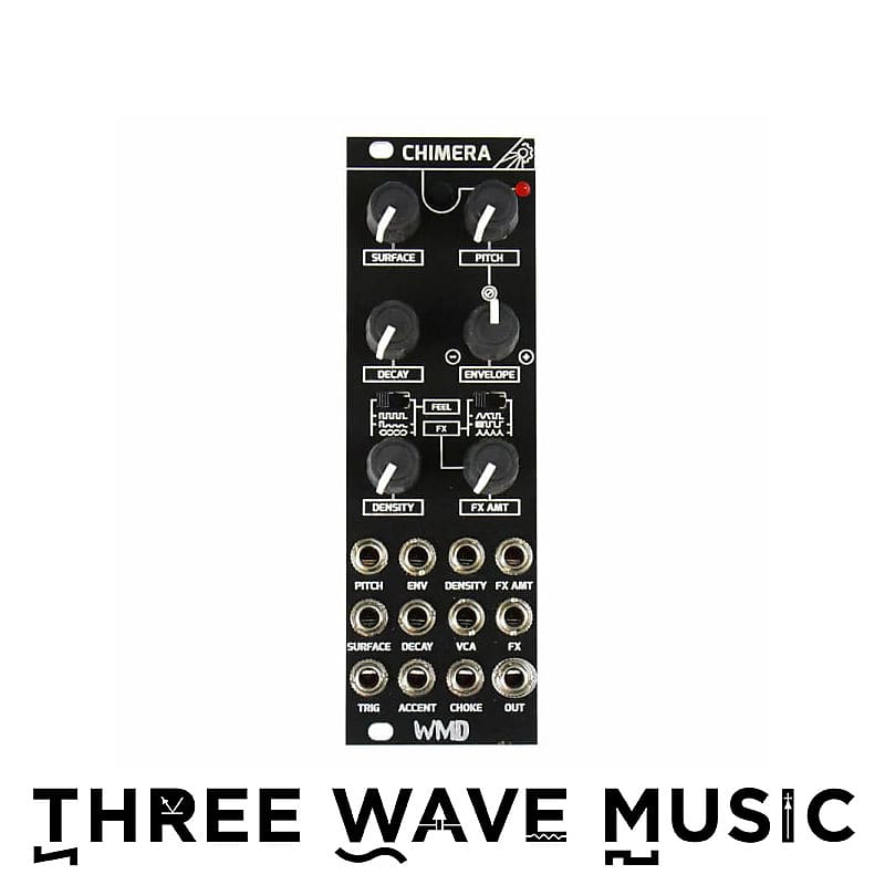 WMD Chimera (Black) - Percussion Syntheszier Module [Three Wave Music] image 1