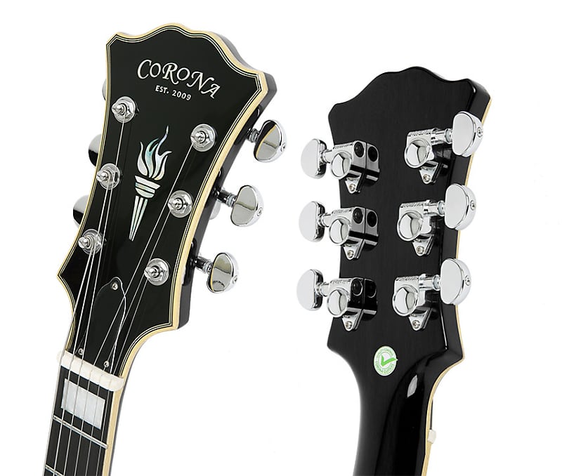 Corona CES-335 Sunburst Semi Hollow Body Jazz Electric