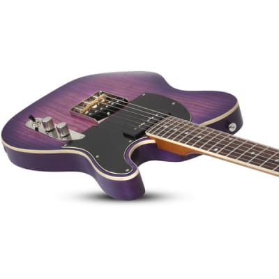 Guitarra eléctrica Schecter PT Special PBP  Púrpura Mate image 8