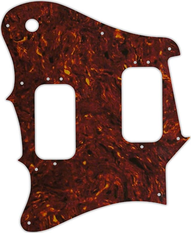 WD Custom Pickguard For Left Hand Fender 2012-2013 Made In Mexico Pawn Shop Super-Sonic #05 Tortoise image 1