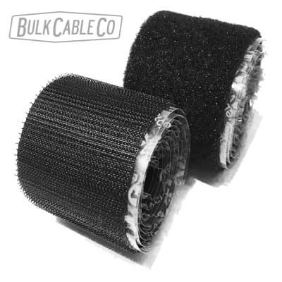 16 FT - VELCRO® Brand Hook & Loop Set - 2" Wide Fastener - For Guitar Effects Pedalboards & Stomp Box FX - Adhesive-Backed Pedalboard Tape