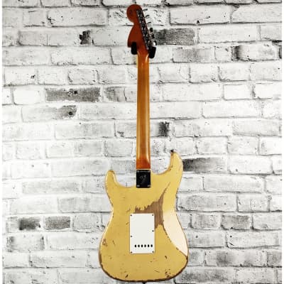 Fender Custom Shop Master Built – Todd Krause – 68 Stratocaster Relic – Aged Desert Sand image 2