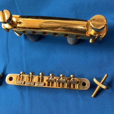 Yamaha SG Bridge and Tailpiece - Gold | Reverb