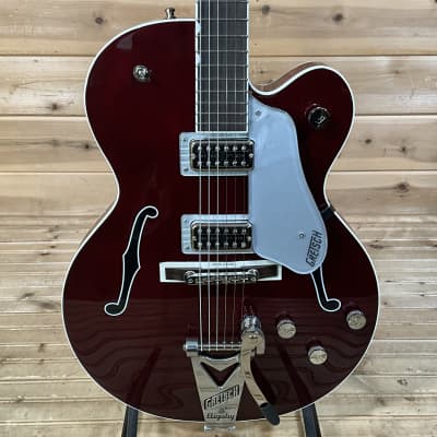 Gretsch G6119T-ET Players Edition Tennessee Rose Electrotone Hollow Body Electric Guitar - Dark Cherry Satin for sale
