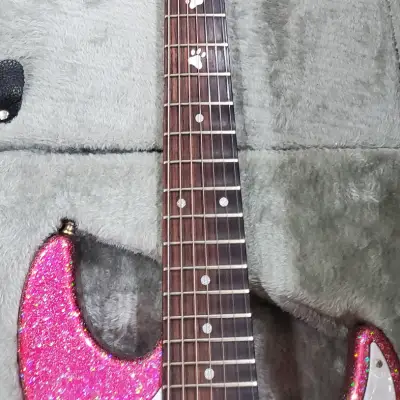 ESP Snapper Ohmura Custom 7  Twinkle Pink image 3