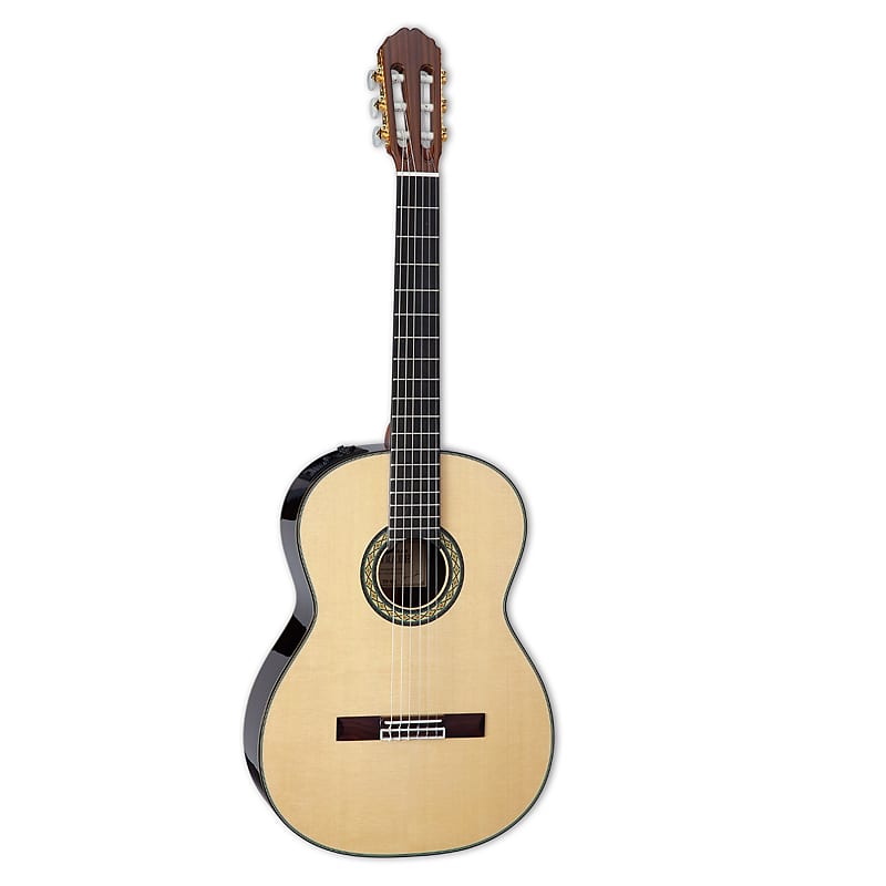 Takamine TH8SS Hirade Classical Nylon String Acoustic Electric Guitar Natural image 1