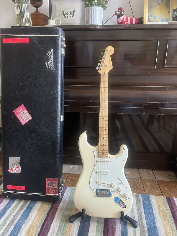 Fender Stratocaster USA Original Contour Body 2015 - Olympic White image 1