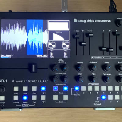 Tasty Chips GR-1 Granular Synthesizer Black | Reverb