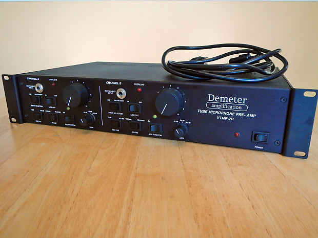 Demeter VTMP-2B Tube Microphone Preamp | Reverb Demeter VTMP-2B Tube Microphone Preamp | Reverb
