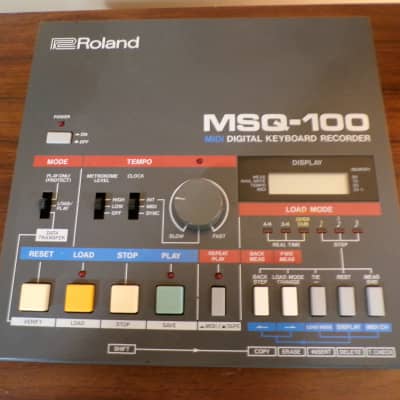 Roland MSQ-100 MIDI Digital Keyboard Recorder 1984 - 1986 - Black