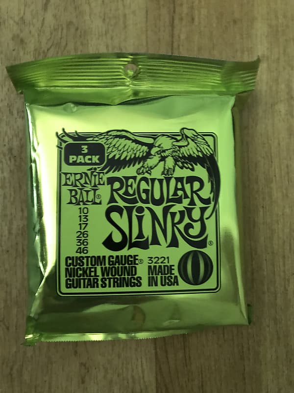 Ernie Ball Regular Slinky 3 pack Reverb