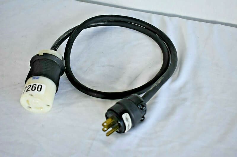 HUBBELL 4FT 20A 250V TO 15A 125V POWER CABLE #7260 (ONE) image 1