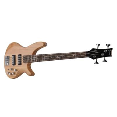 Glarry 44 Inch GIB 4 String H-H Pickup Laurel Wood Fingerboard Electric Bass Guitar with Bag and other Accessories 2020s - Burlywood image 3