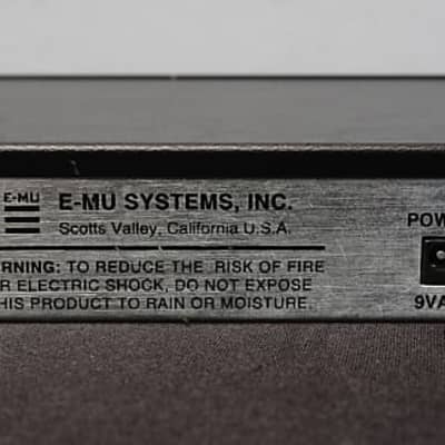 E-MU Systems Classic Keys Rackmount 32-Voice Sampler Module 1994 - Black image 4