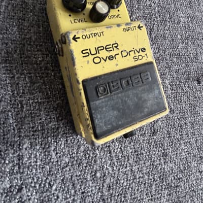 Boss SD-1 Super Overdrive 1981 - 1988 Made In Japan | Reverb