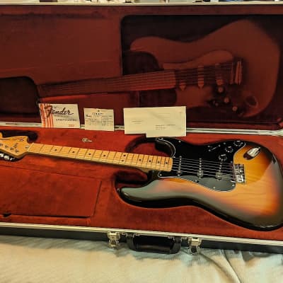 Fender Stratocaster Hardtail with Maple Fretboard 1979 - Sunburst image 1