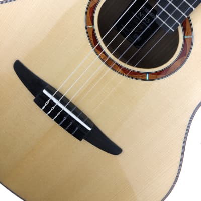 Yamaha NTX5 Nylon-String Acoustic-Electric Guitar - Natural  (O-479A) image 4
