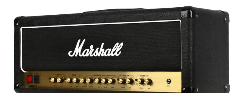 Marshall DSL100HR 2-Channel 100-Watt Guitar Amp Head 2018 - Present - Black image 1