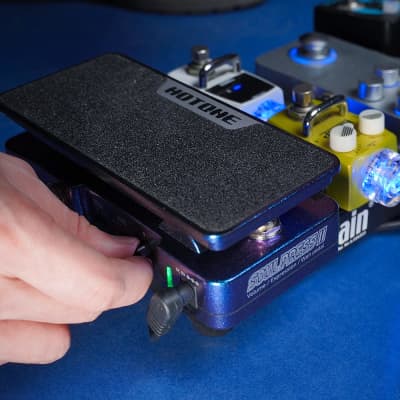 Hotone Wah Active Volume Passive Expression Guitar Effects Pedal Switchable Soul Press II 4 in 1 with Visible Guitar Effects Pedal image 7