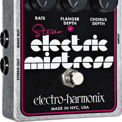 Electro-Harmonix Stereo Electric Mistress Flanger Chorus Pedal w/ EHX Power Supply! image 4