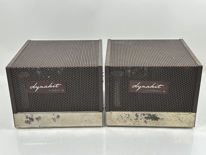 Vintage Dynaco Dynakit Mark III Tube Amplifier Pair  			