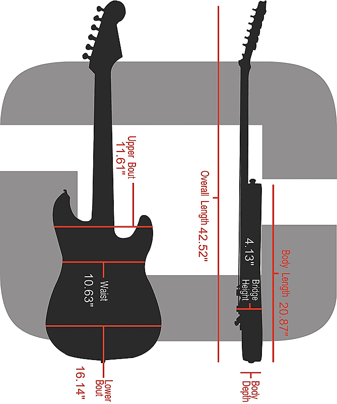 Gibson 335 deals body dimensions