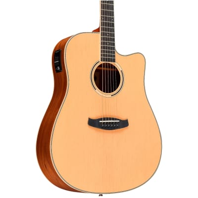 Tanglewood DBT D CE BW Dreadnought Acoustic-Electric Guitar Natural image 4