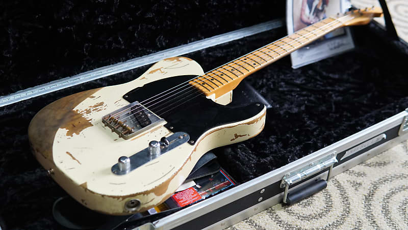 Fender Custom Shop Tribute Masterbuilt Jeff Beck Esquire 2006 - White image 1