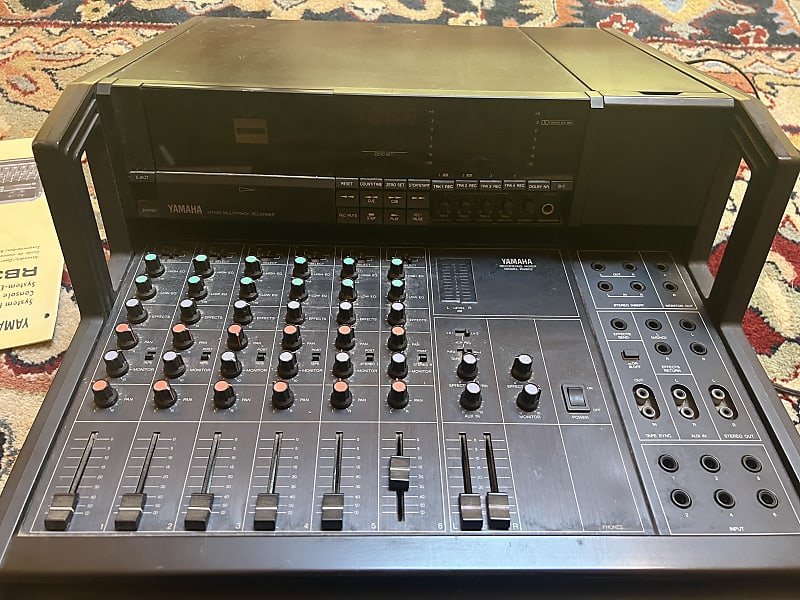 Yamaha RM 602 & MT44D Mixer and Cassette Recorder Reverb