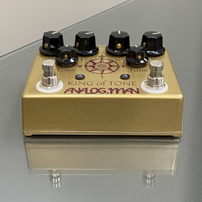 【新品】ANALOGMAN KING of TONE V4. オリジナル Analogman King of Tone V4 with Both Side High Gain Option