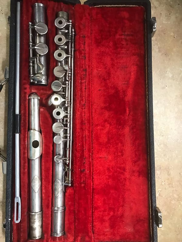 Noblet Paris Flute 1940s-1960s - Plated silver