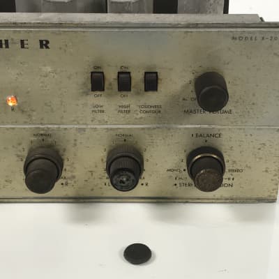 1964 Fisher Stereo X-202-B Stereo Integrated Tube Amp | Reverb