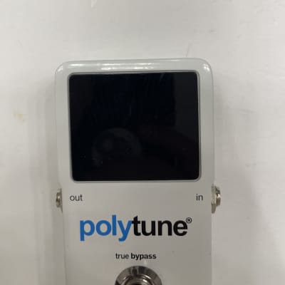 TC Electronic Polytune Poly Chromatic Tuner True Bypass Guitar Bass Effect Pedal image 2