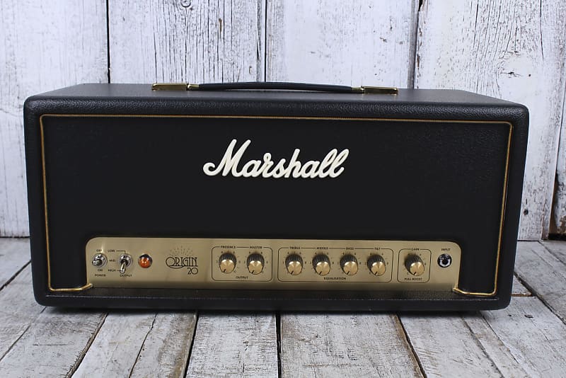 Marshall ORI20H Origin 20 Electric Guitar Amplifier Head Tube Amp w Footswitch image 1