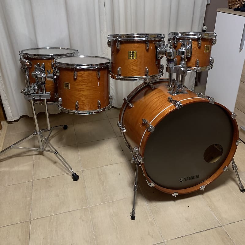 Yamaha Oak custom 22,10,12,14,16 shell kit - Honey Amber (Japan