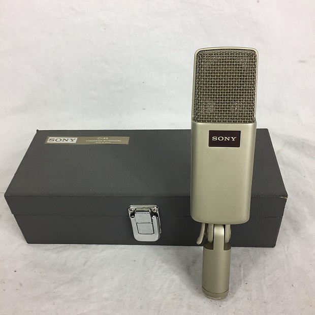【プロ用マイク】名機　SONY C-48 SONY C-48 serial number pair best beauty vintage condacer