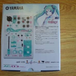 Yamaha AG03-MIKU Mixer Hatsune Miku Rare in USA Mint Open Box | Reverb