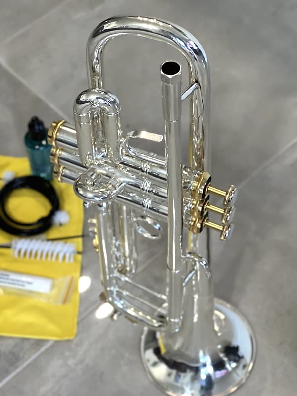 1979 Bach Stradivarius 180S37 Bb Trumpet with Gold Trim Kit Reverb