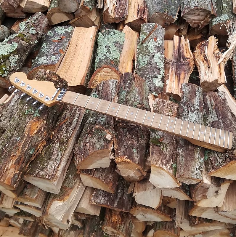 Warmoth Stratocaster Floyd Rose Neck 1986 Maple Locking Reverb