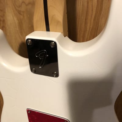 Fender Stratocaster  1995 White nitro crackle image 8
