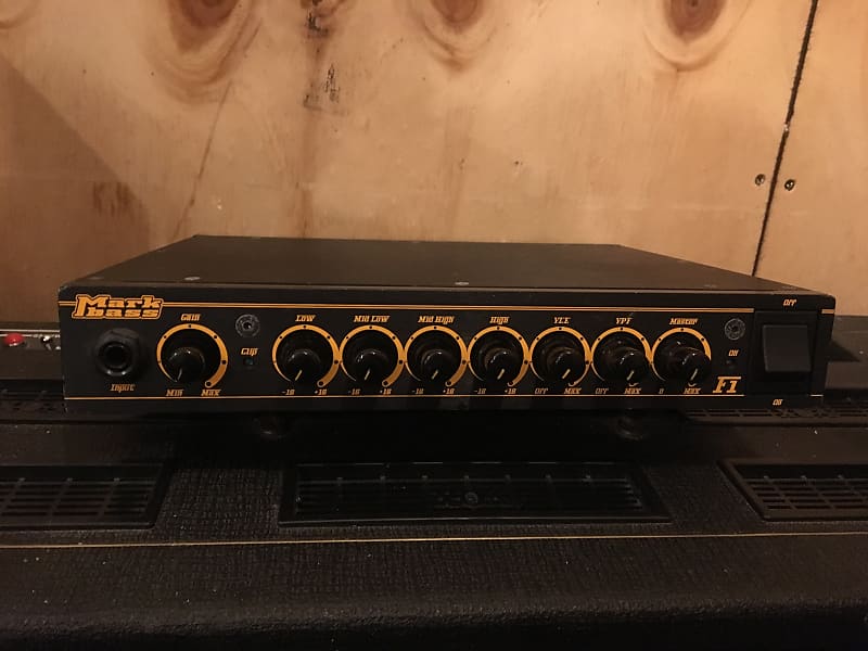 Markbass F1 Black and Yellow Bass Amp | Reverb