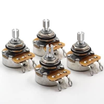 Potentiometer - Alessandro, 500K Audio, 1W, Knurled Shaft | Reverb