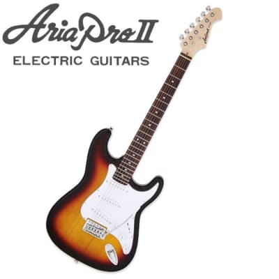 Aria STG-003-3TS Pro II STG Series Basswood Body Bolt-on Maple Neck  6-String Electric Guitar