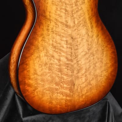 Bedell  Seed to Song Custom Parlor European Spruce, Birdseye Maple Sunburst Guitar image 9