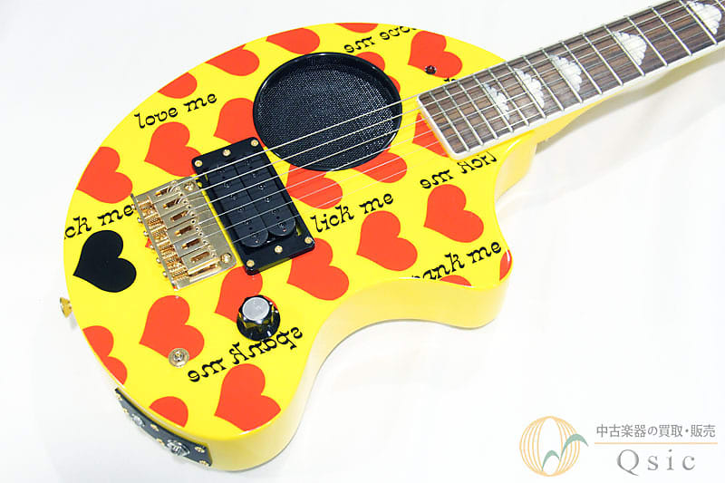 タケルFERNANDES YELLOW HEART-ZO  hide FERNANDES YELLOW HEART-ZO / ZO-3 Hide | Reverb France