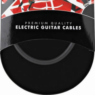 EVH Eddie Van Halen Series Premium Guitar Patch Cable, Straight Ends, 1' ft. for sale
