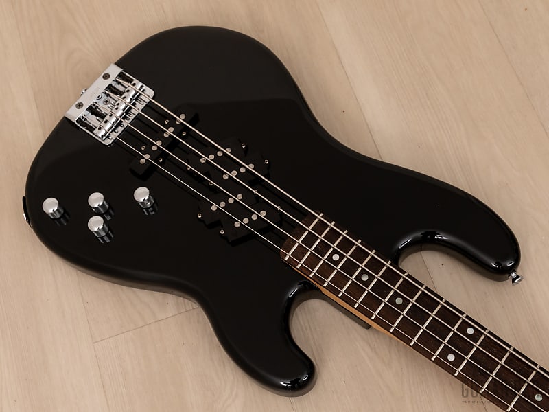 1985 ESP PPJ-160 Yamashita Model PJ Bass Black w/ Active