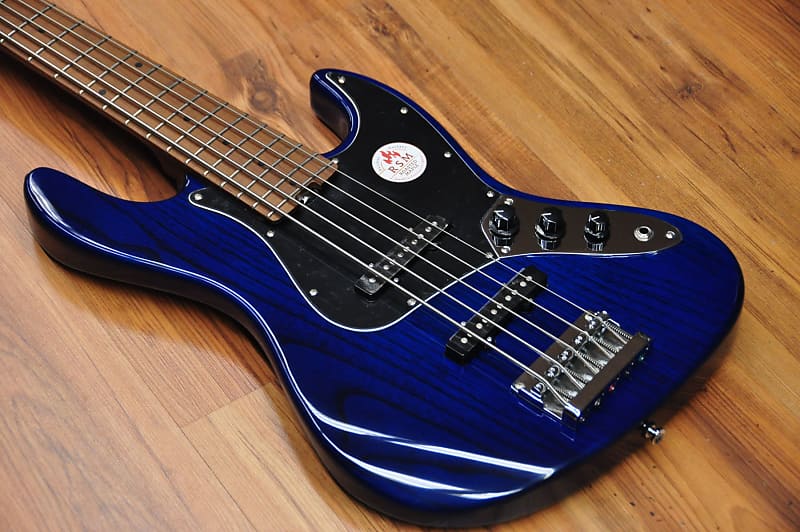 Bacchus Global Series WL5 ASH STB Jazz Bass 5 Ash Blue with