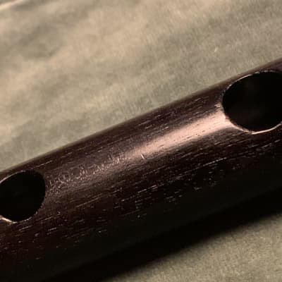 Murray Ebony flute with silver rings First period - Natural image 7